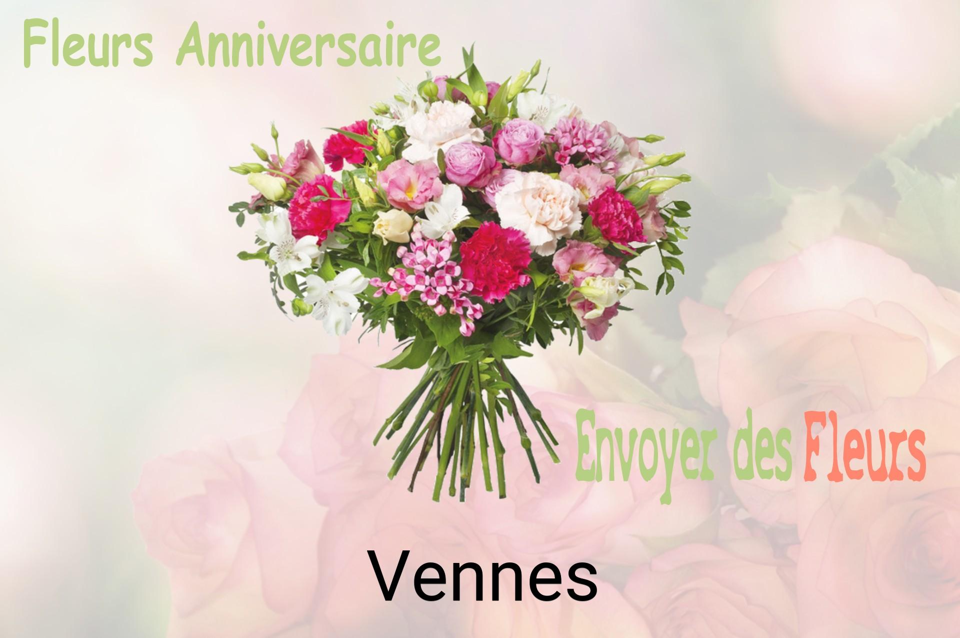 Bouquet de fleurs d’anniversaire livré à Vennes